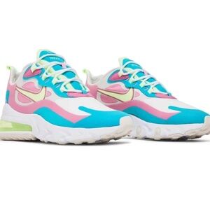 Women’s Nike Air Max 270 React- Pastel (Size 10)
